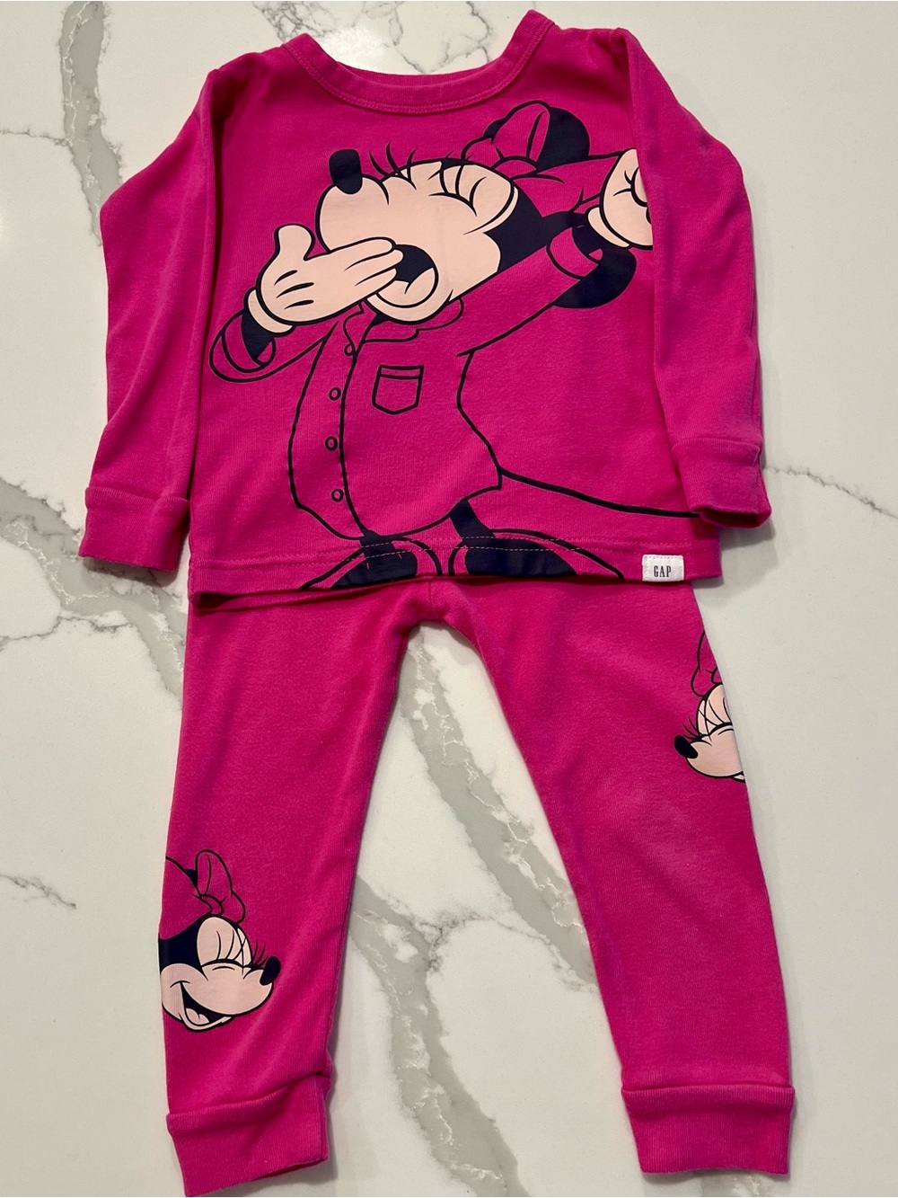 GAP Kids Pink Minnie Mouse Graphic PAJAMA SET❤️